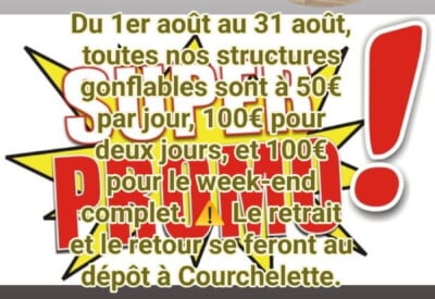 Location Structure gonflable Autre à Lallaing