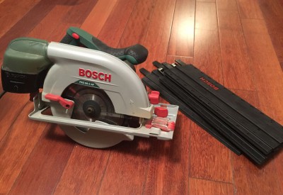 Location Bosch scie circulaire pks66af 1600w + rail à Châtillon