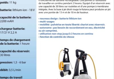 Location Pulvérisateur sur batterie Autre à Dammarie-les-Lys