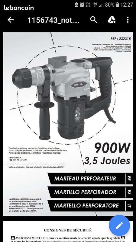Location outil Marteau perforateur près de Saint-Nazaire