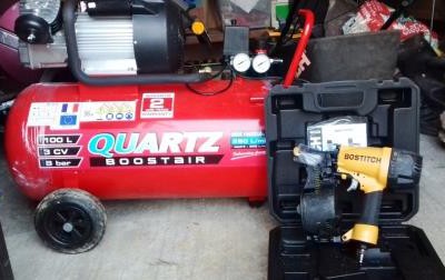 Location Cloueur pneumatique bostitch n66c-2-e + compresseur 35€/jour 180€/semaine à Pornic