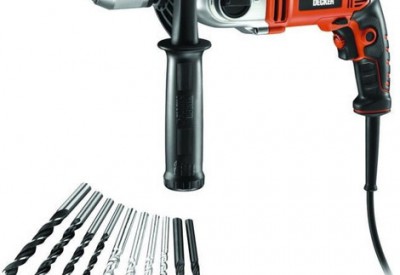 Location Black & decker kit perceuse 1100w avec forets, butée et poignée latérale à Groslay