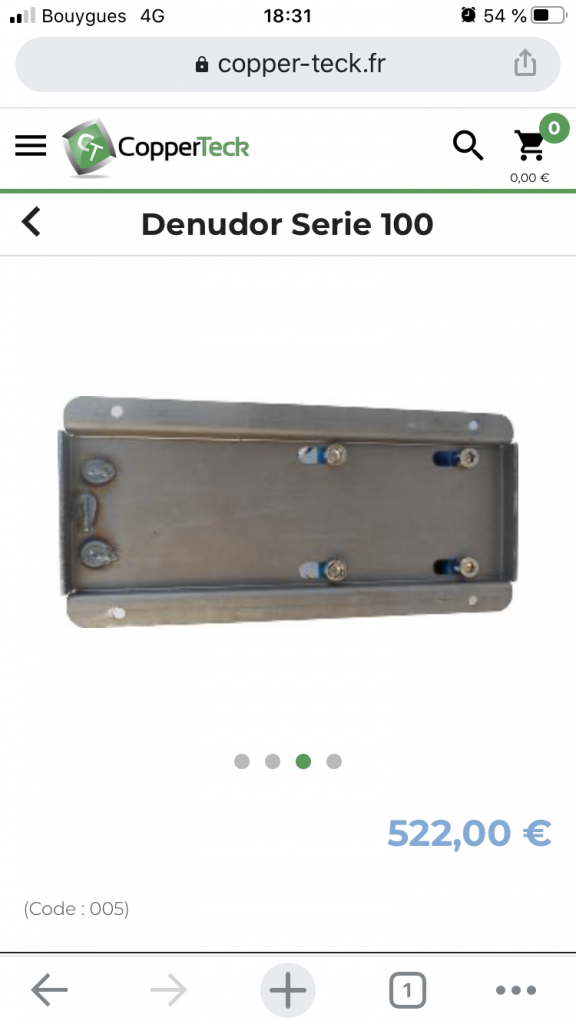 Location outil Machine a dénuder dénudor série 100 près de Saint-Didier-sur-Chalaronne