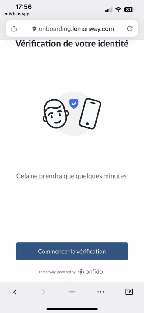 Bouton Commencer