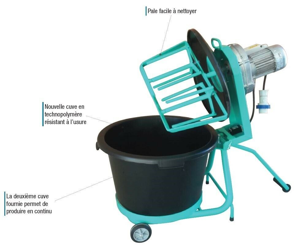 Location outil Malaxeur mélangeur automatique 60 litres à paris 13ème près de Paris 13e Arrondissement