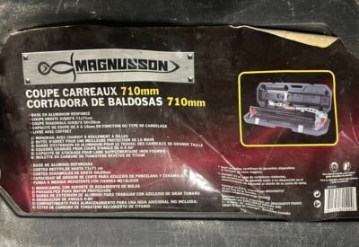 Location Coupe carreaux Manuel Magnusson à Lapeyrouse