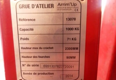 Location Lève moteur Manuel Autre à Belfort