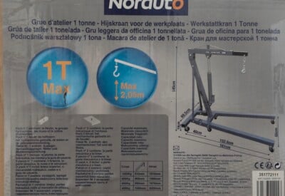 Location Grue d'atelier 1 Tonne Norauto à Matougues