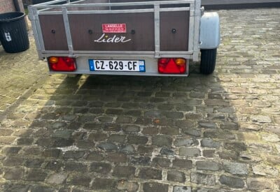 Location Remorque Moins de 750kg Lider à Valenciennes