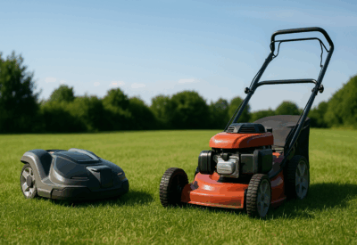 Robot tondeuse vs tondeuse thermique : lequel choisir ?